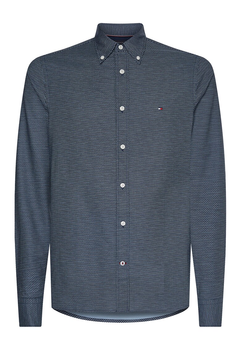 Tommy Hilfiger Риза по тялото Oxford с десен за Мъже Tommy Hilfiger Риза по тялото Oxford с десен за Мъже