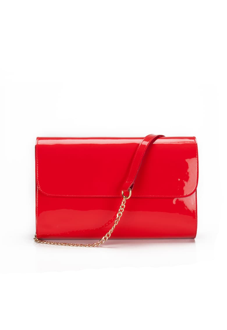 Geanta dama piele -  Plic Laura 41 C - rosu - 31x7x21 cm