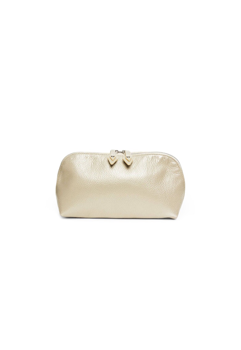 Geanta dama piele - Portfard St. Tropez - bej sidef - 23 x 8 x 14 cm