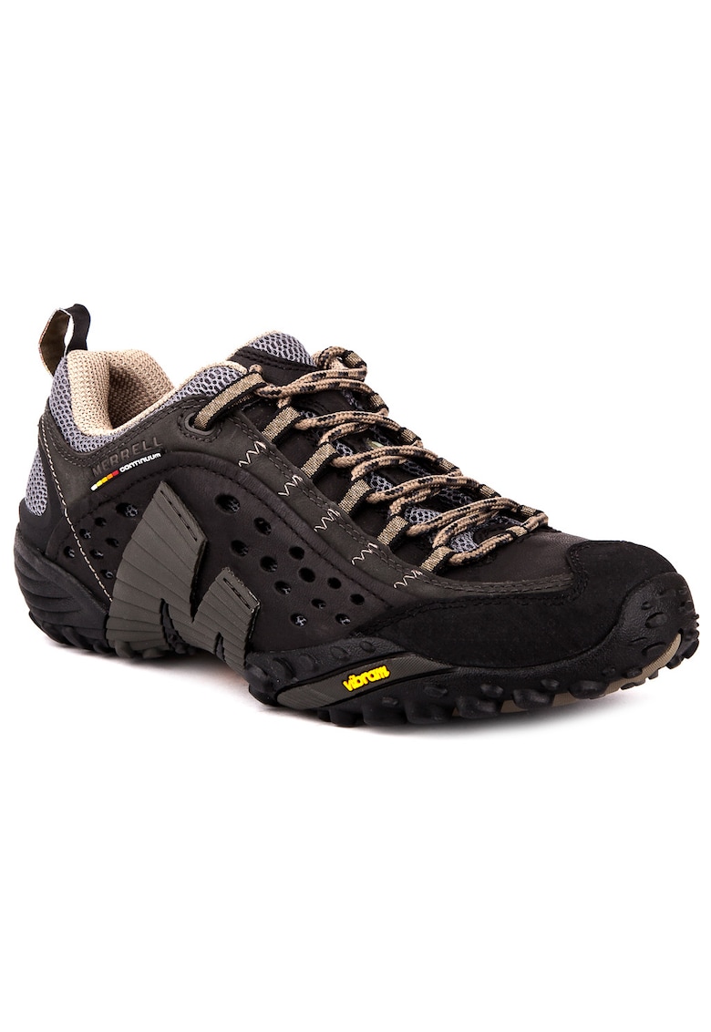 Ghete trekking barbati Intercept J73703 - Piele nabuc - Negru - Negru
