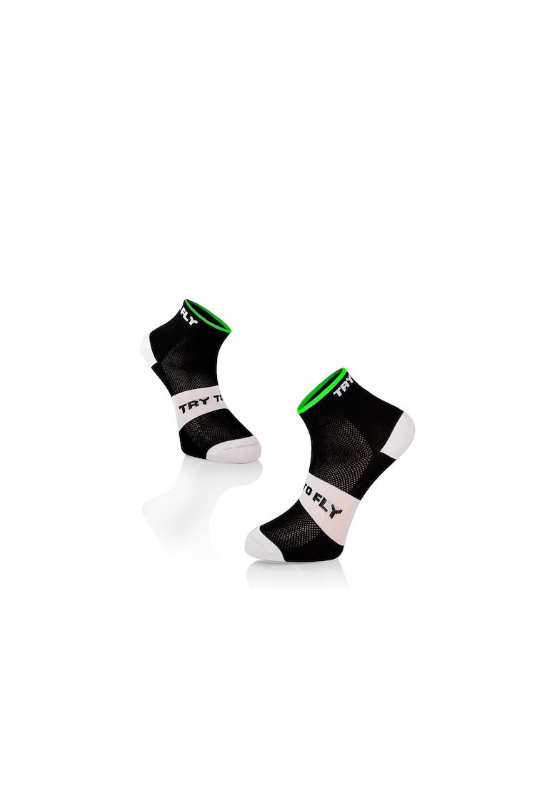 Sosete scurte pentru ciclism CYCLING ANKLE SOCKS Meryl® Skinlife Black-White Sosete scurte pentru ciclism CYCLING ANKLE SOCKS Meryl® Skinlife Black-White