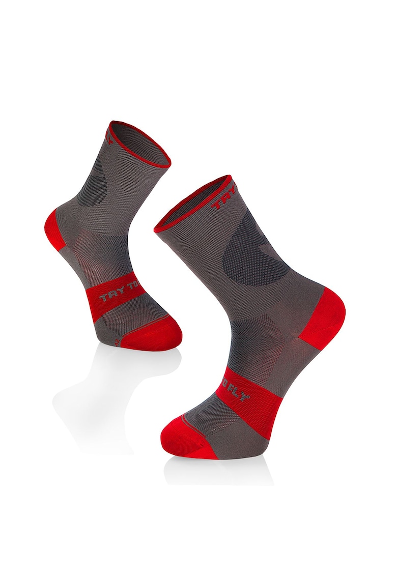 Sosete pentru ciclism Sosete usoare de ciclism Gri