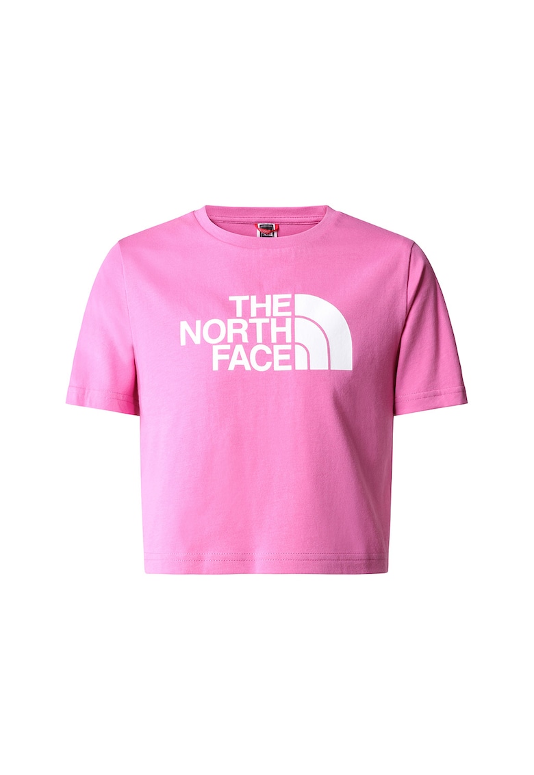 The North Face Tricou crop cu imprimeu logo