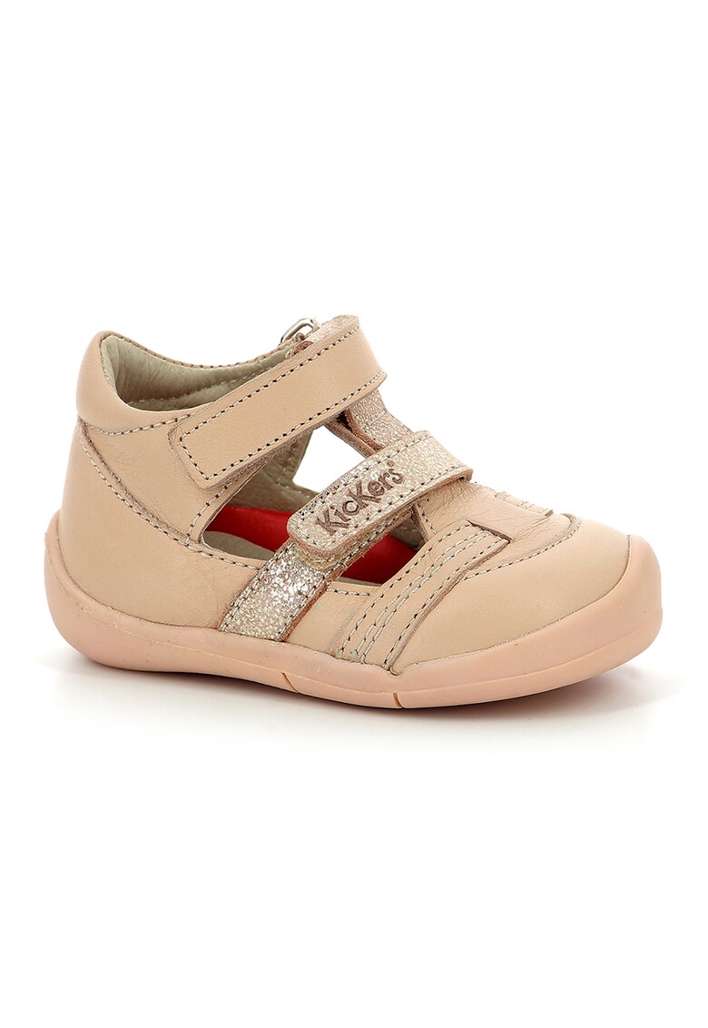 Kickers kids Кожени сандали с велкро за Момичета Kickers kids Кожени сандали с велкро за Момичета