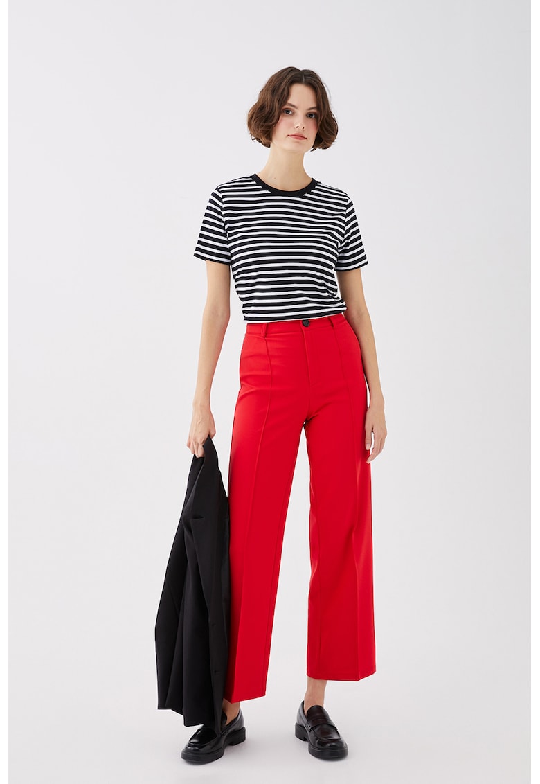 Tricou de bumbac cu model in dungi