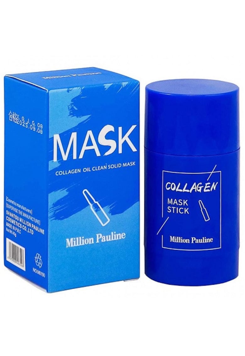 Masca Stick pentru Ten cu Colagen - Anti-acnee - impotriva Excesului de Sebum - Anti-inflamator - Anti-pori dilatati - 40 g