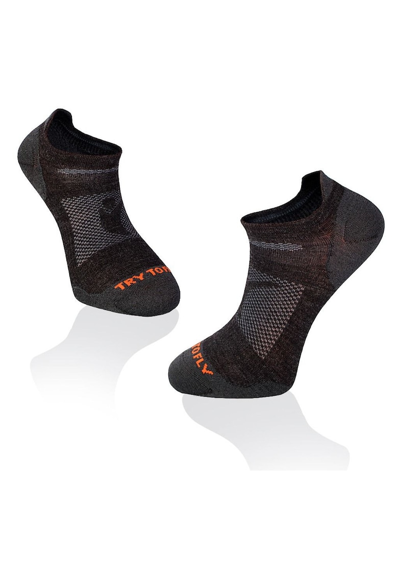 Sosete scurte pentru turism montan Anthracite