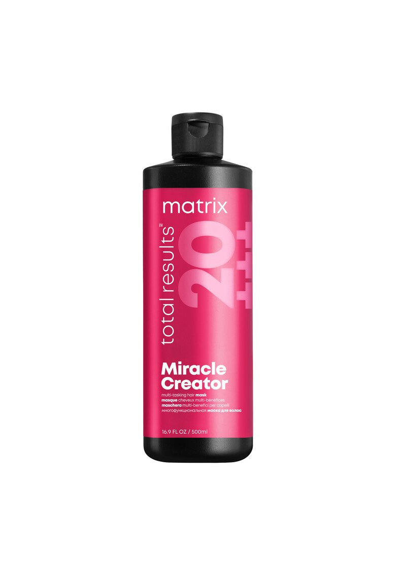 Masca de par Miracle Creator 20 multi-beneficii revitalizeaza si intareste parul in doar 60 de secunde - 500 ml