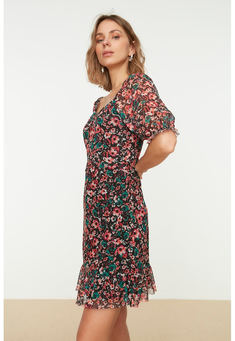 Rochie scurta cu decolteu en-coeur