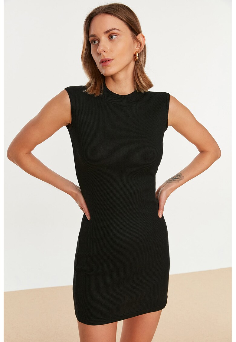 Rochie mini bodycon striata