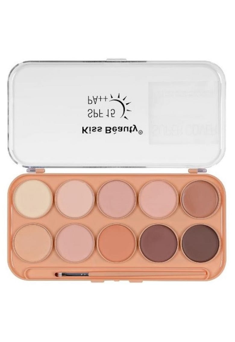 Paleta corectoare iluminator si contur -  Super Cover - 02