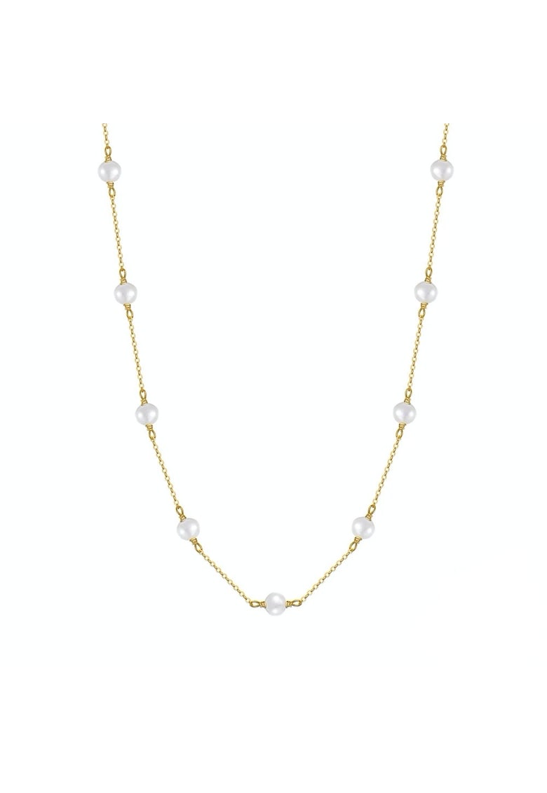 Colier Portofino Gold cu Perle Naturale - Argint Placat cu Aur 18k