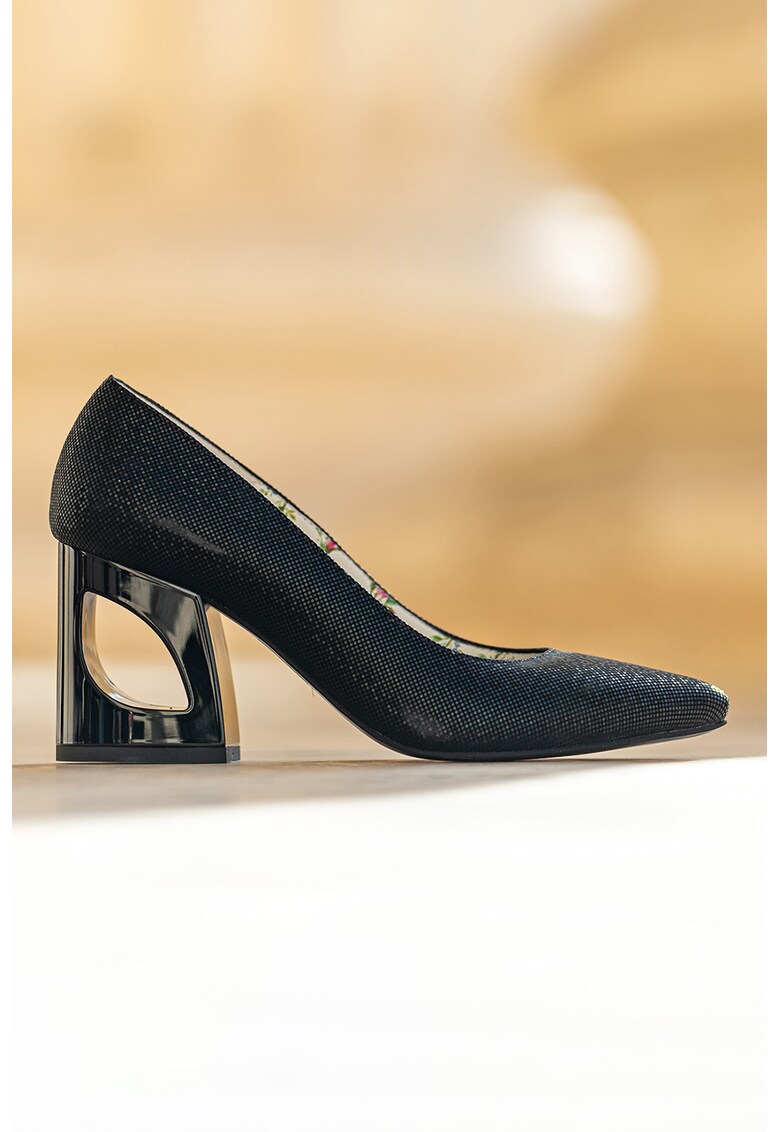 Pantofi de piele cu varf ascutit si model Ondine Answear 2023-06-03