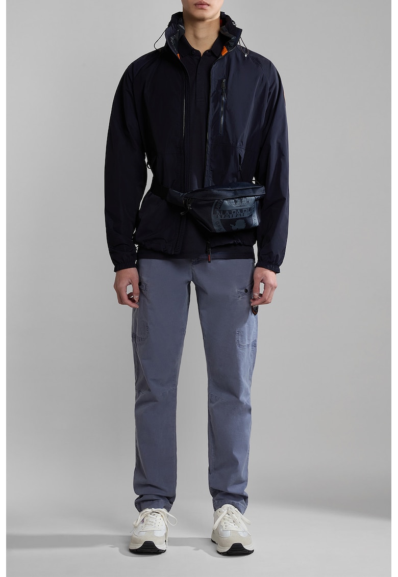 Tricou polo din bumbac pique Ebea - Bleumarin