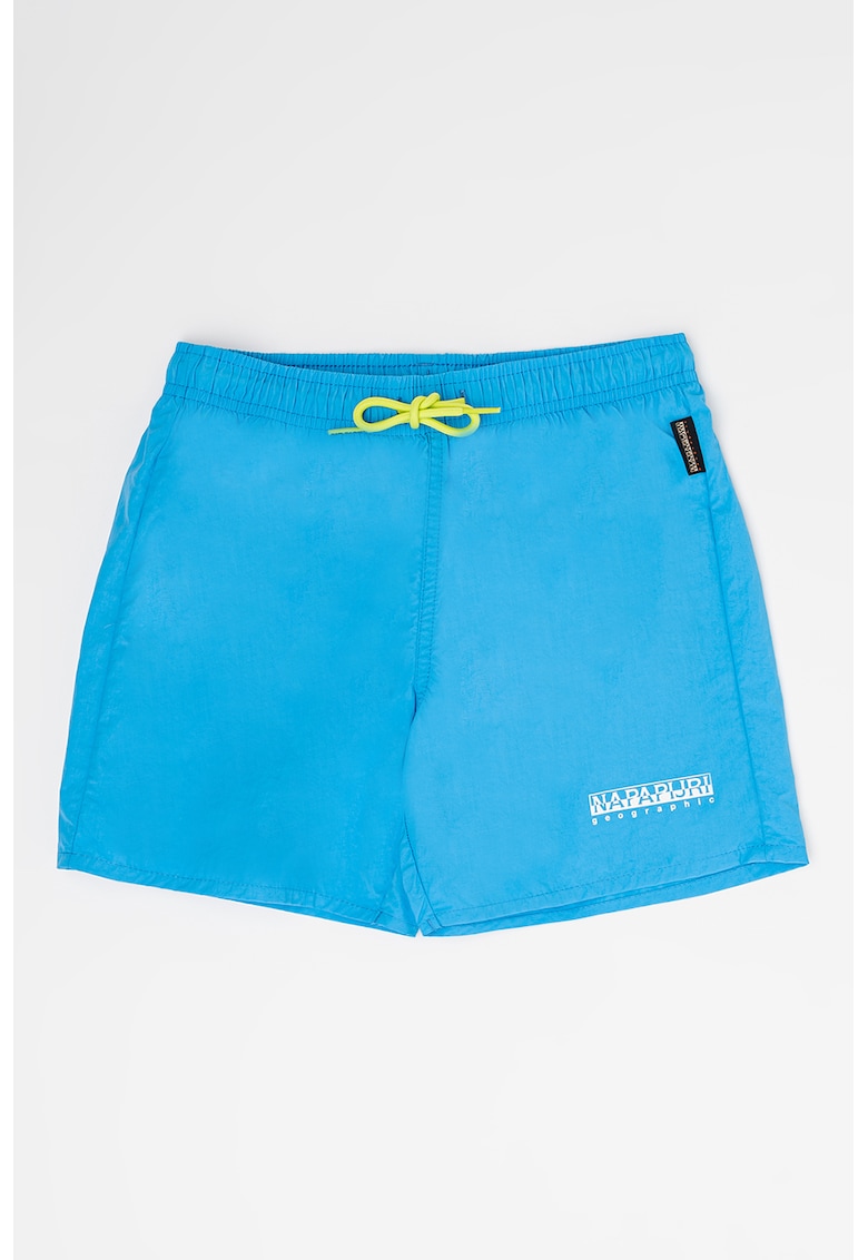 Pantaloni scurti de baie cu snur in talie V-Box - Albastru pastel