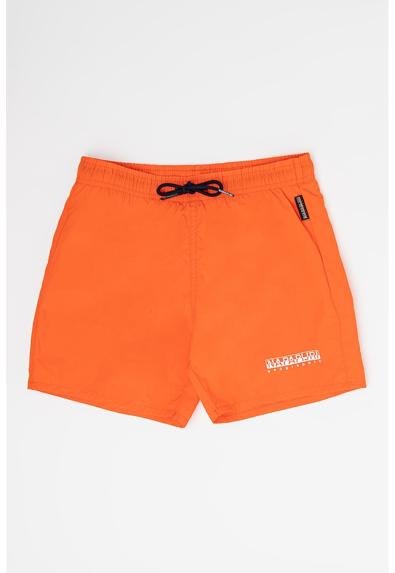 Pantaloni scurti de baie cu snur in talie V-Box - Portocaliu mandarina -