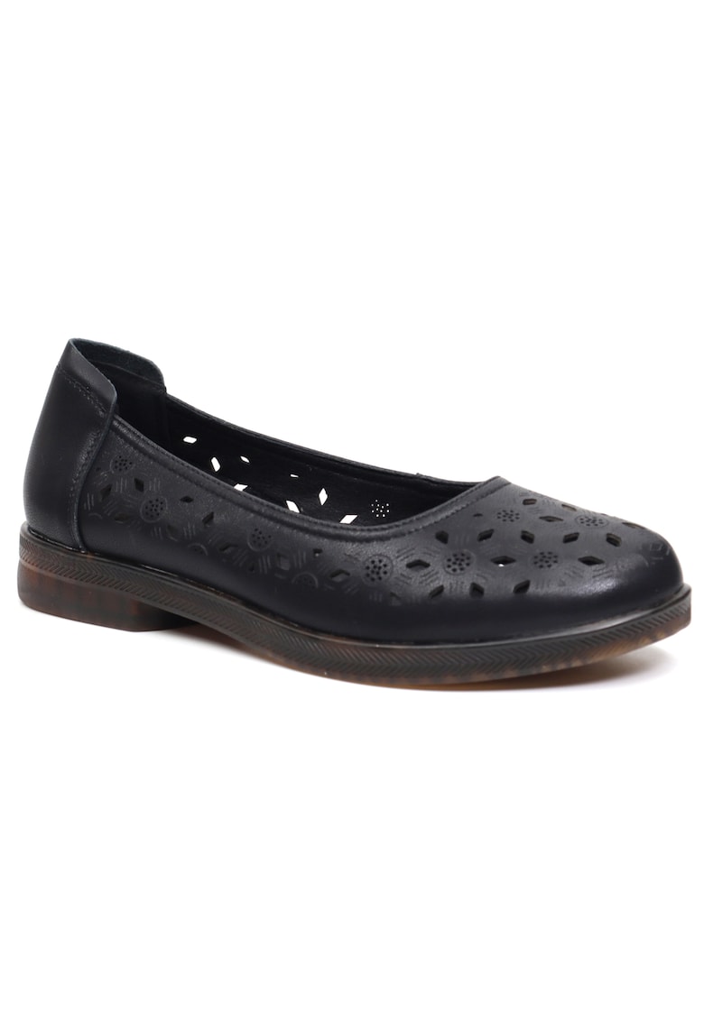 Pantofi perforati dama 2286 negru -