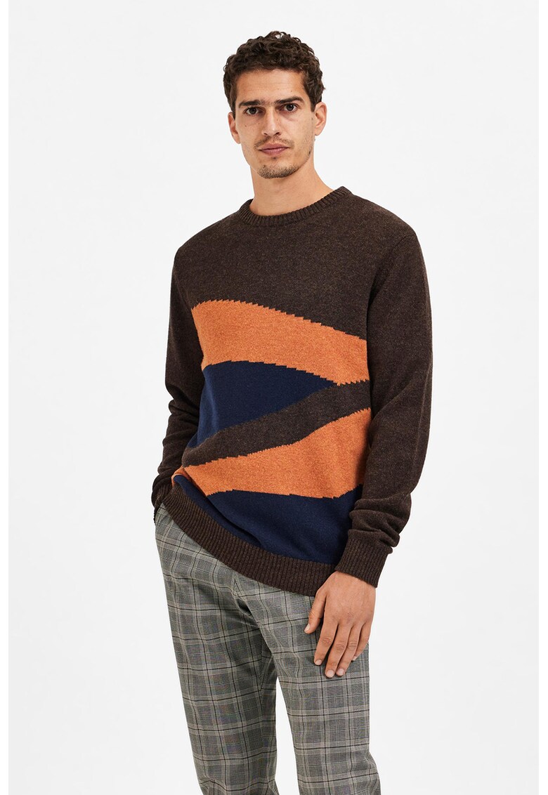 Pulover relaxed fit de lana Pulover relaxed fit de lana