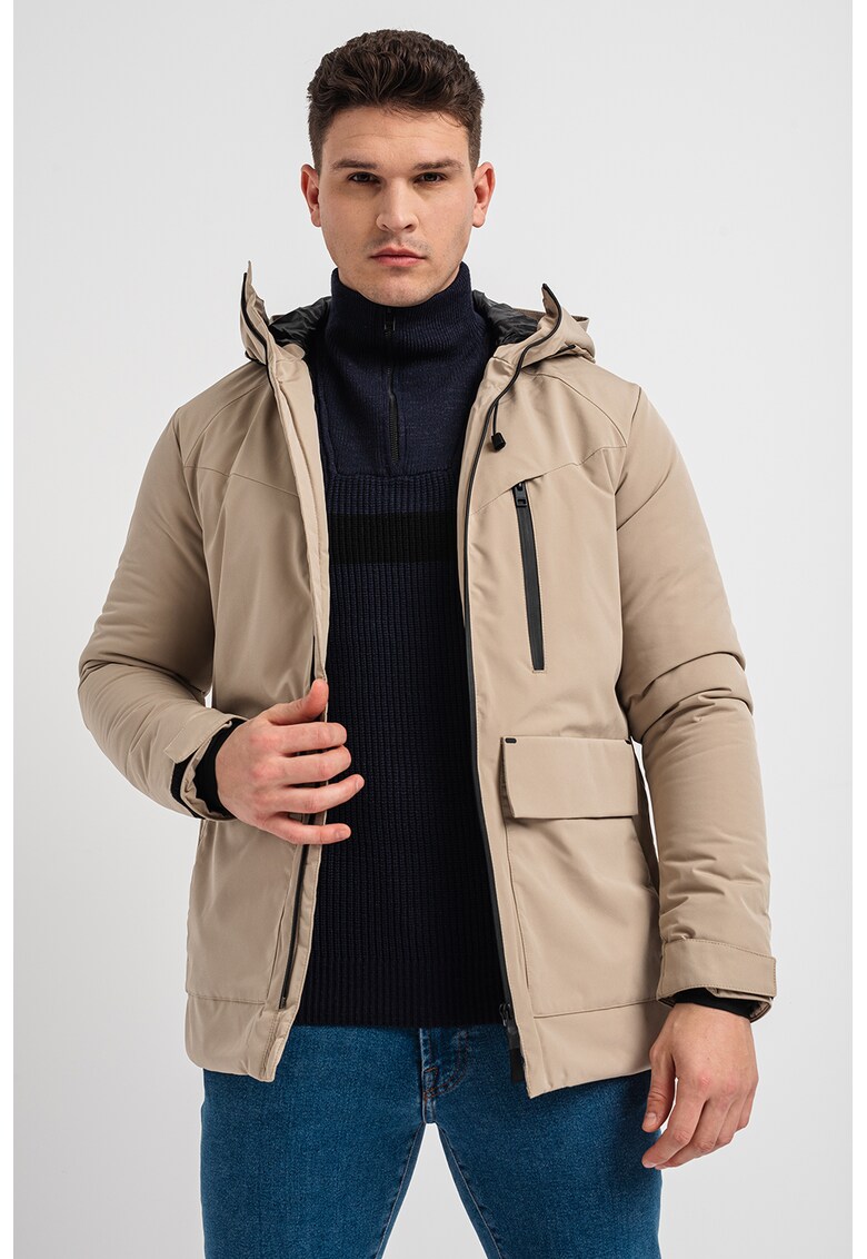 Jack Jones Зимна парка Kaiser с качулка за Мъже Jack Jones Зимна парка Kaiser с качулка за Мъже