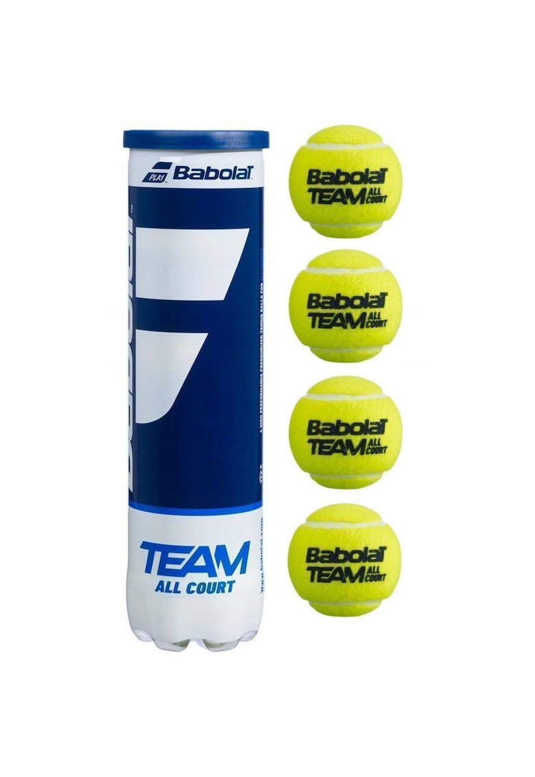 Set 4 mingi tenis Team All Court - Verde