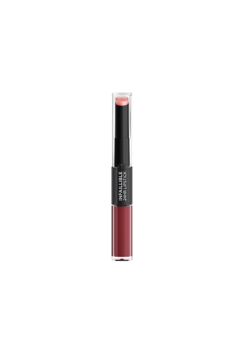 Ruj lichid rezistent la transfer Infaillible 24H Lipstick 502 Red To Stay - 6.4 ml