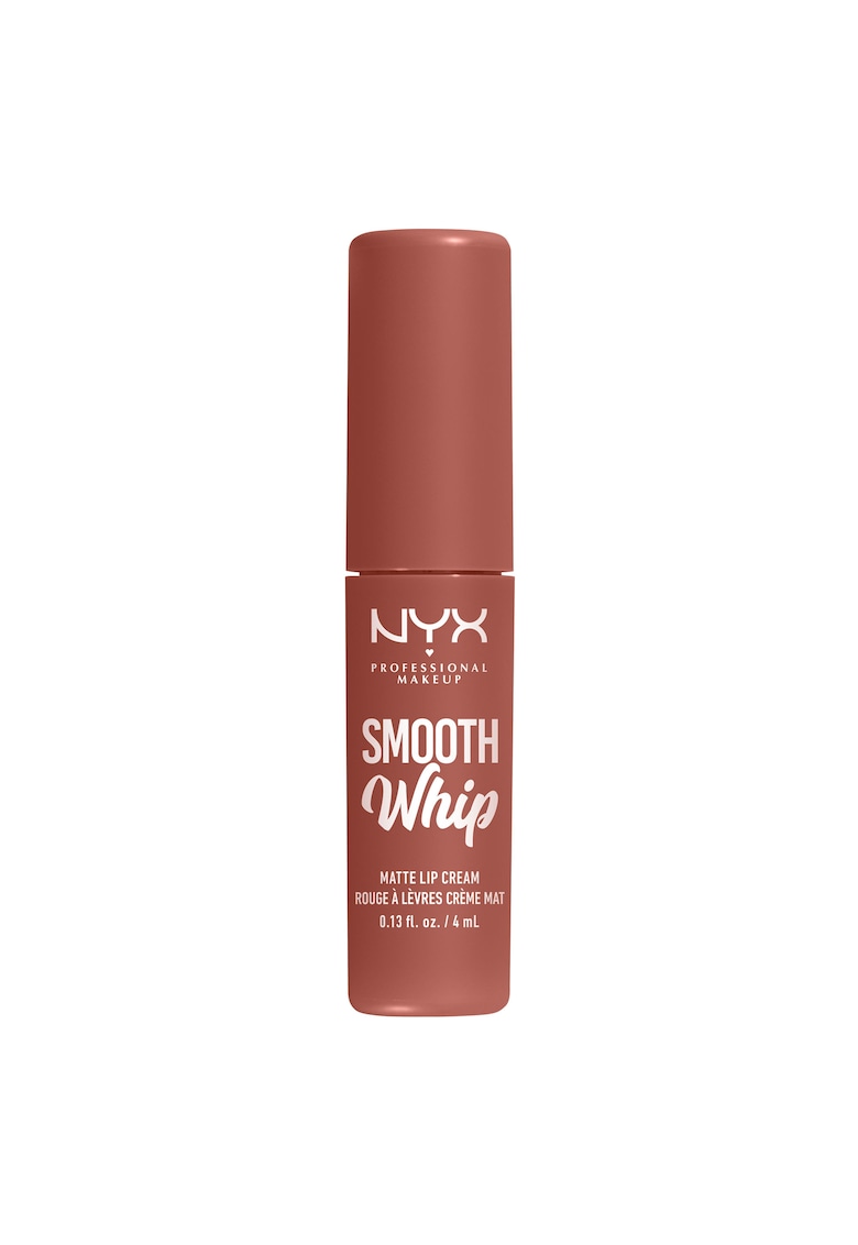 Ruj pentru buze NYX PM Smooth Whip Matte Lip Cream - 4 Teddy Fluff - 4 ml