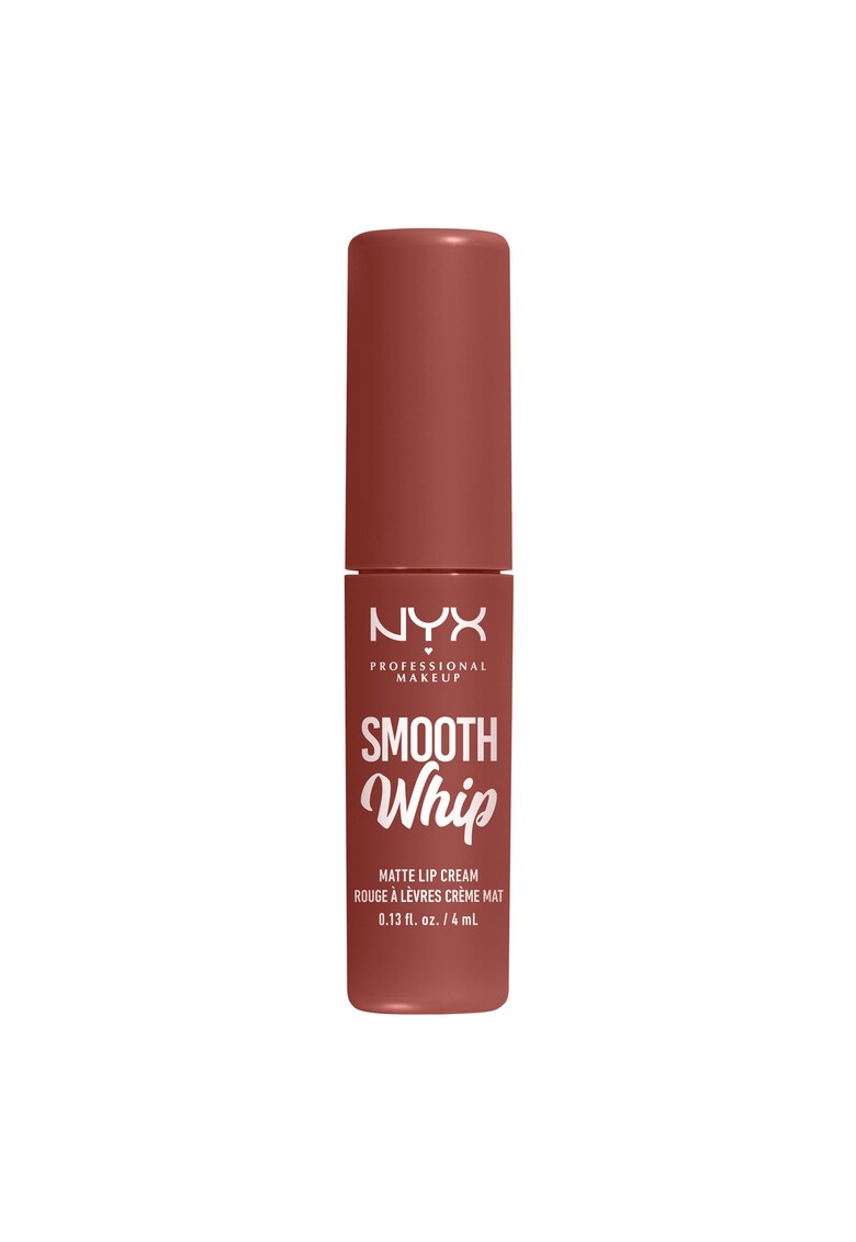 Ruj pentru buze NYX PM Smooth Whip Matte Lip Cream - 3 Latte Foam - 4 ml