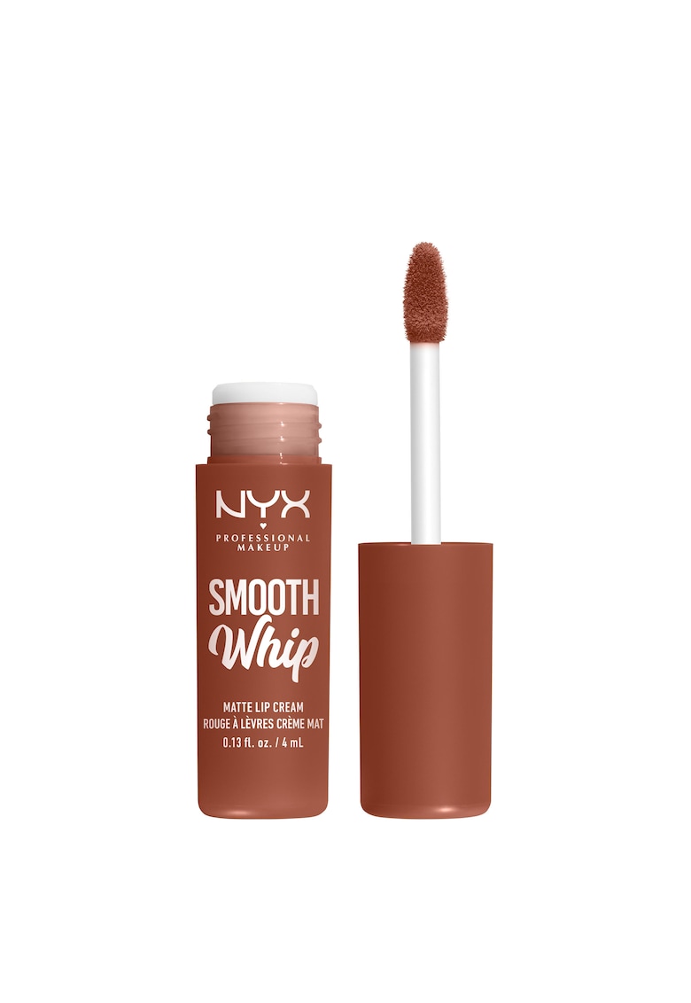 Ruj pentru buze NYX PM Smooth Whip Matte Lip Cream - 6 Faux Fur - 4 ml