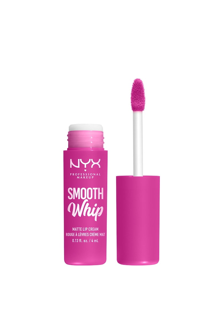 Ruj pentru buze NYX PM Smooth Whip Matte Lip Cream - 20 Pom Pom - 4 ml