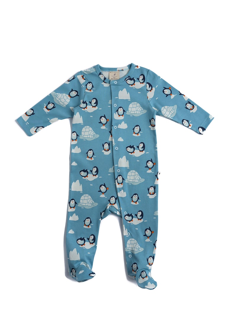 Pijama de bumbac organic cu botosei