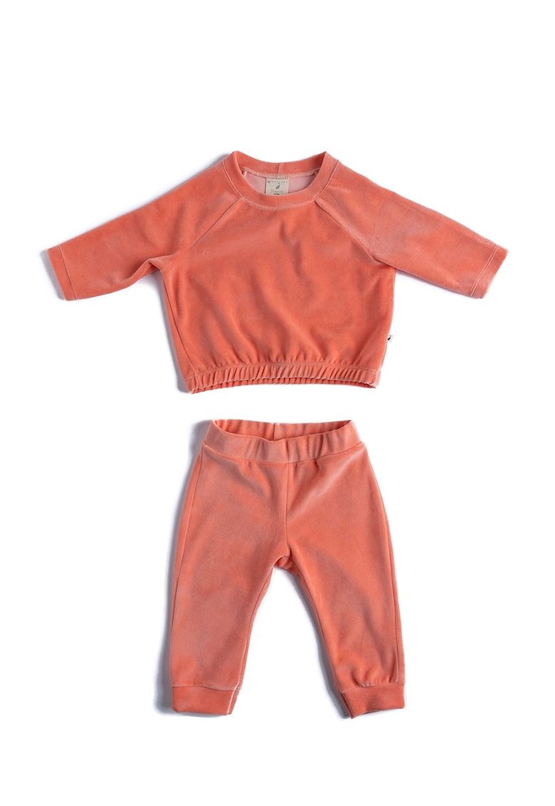 Set de bluza sport de catifea si pantaloni sport1