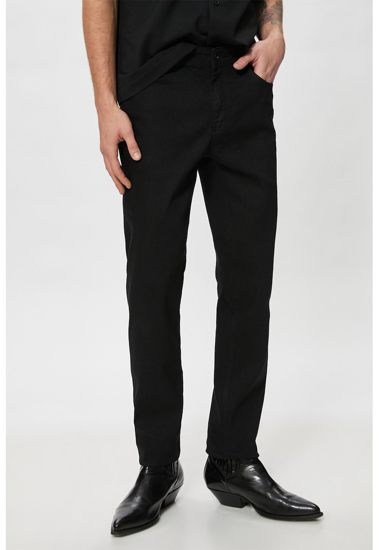 Blugi slim fit cu talie medie Brad