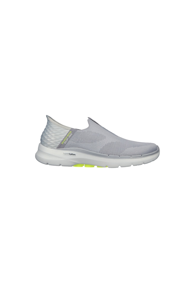 Pantofi sport barbati Slip Ins Go Walk 6 Easy On - Gri - Gri