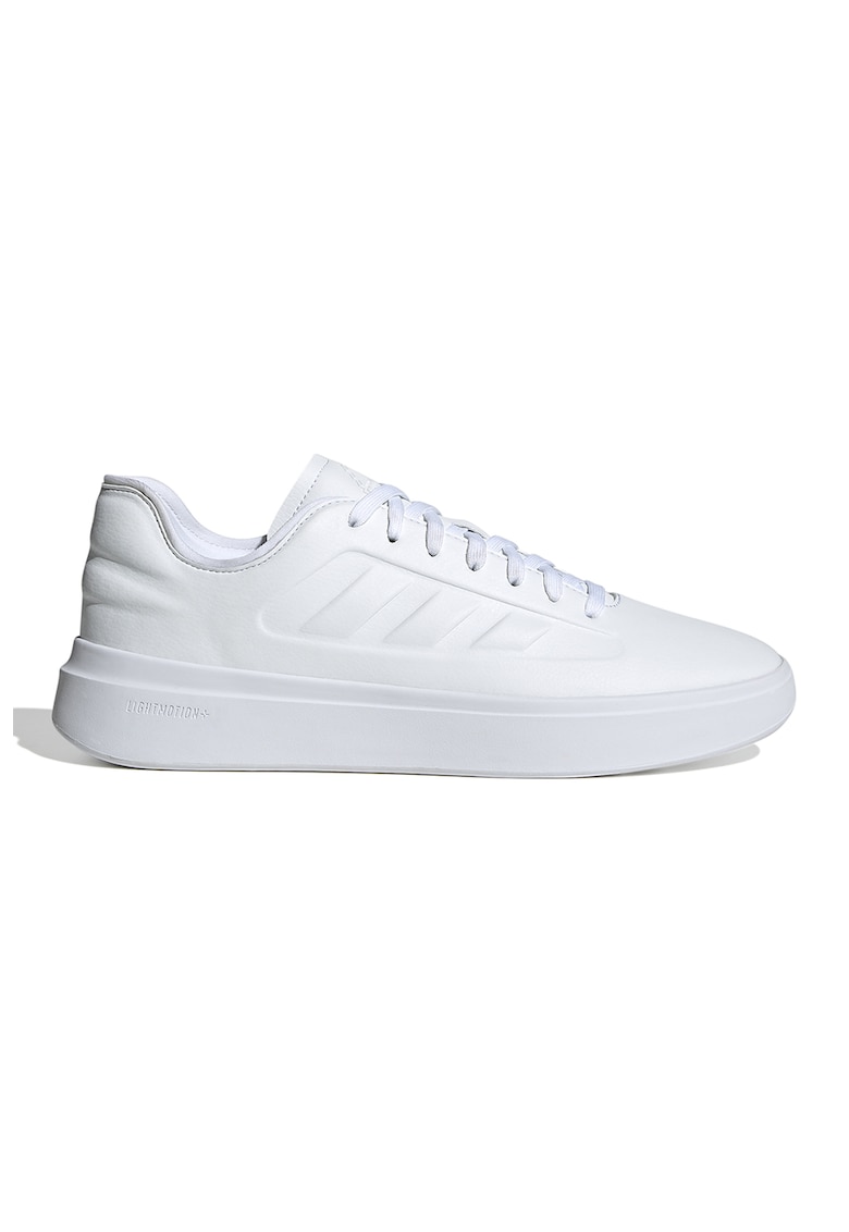 Pantofi sport din piele ecologica cu detaliu cu logo in relief Zntasy