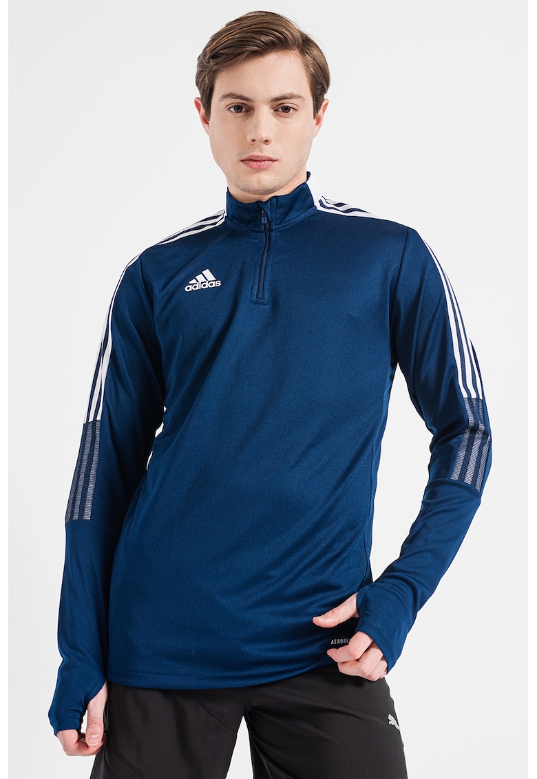 Bluza sport cu fenta cu fermoar - pentru fotbal Tiro21