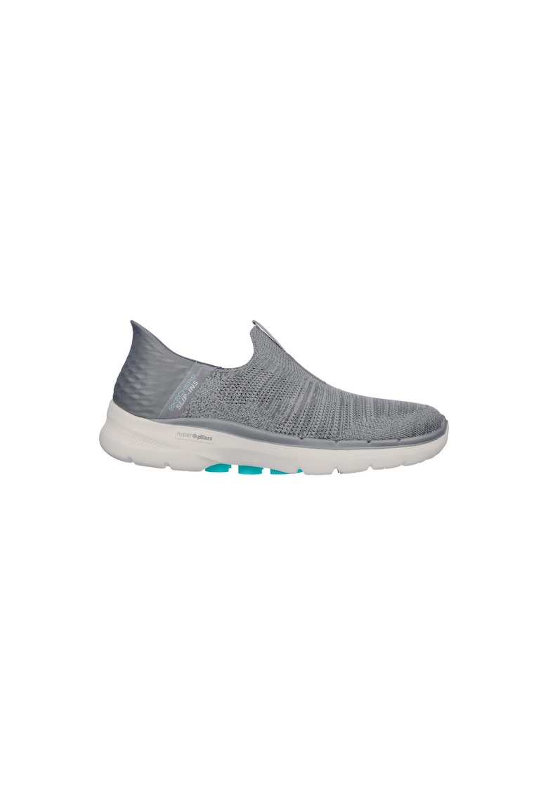Pantofi sport femei Slip Ins Go Walk 6 Fabulous View - Gri - Gri