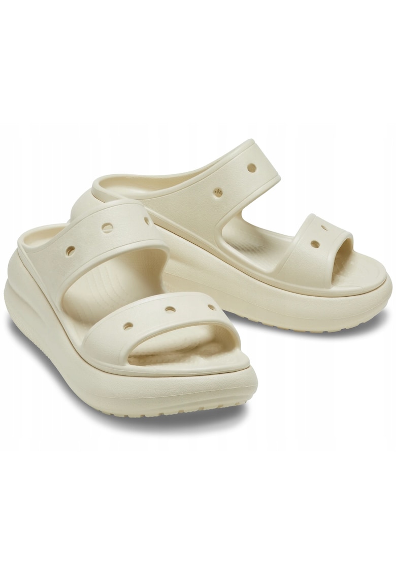 Papuci cu talpa wedge Classic Crush - Bej