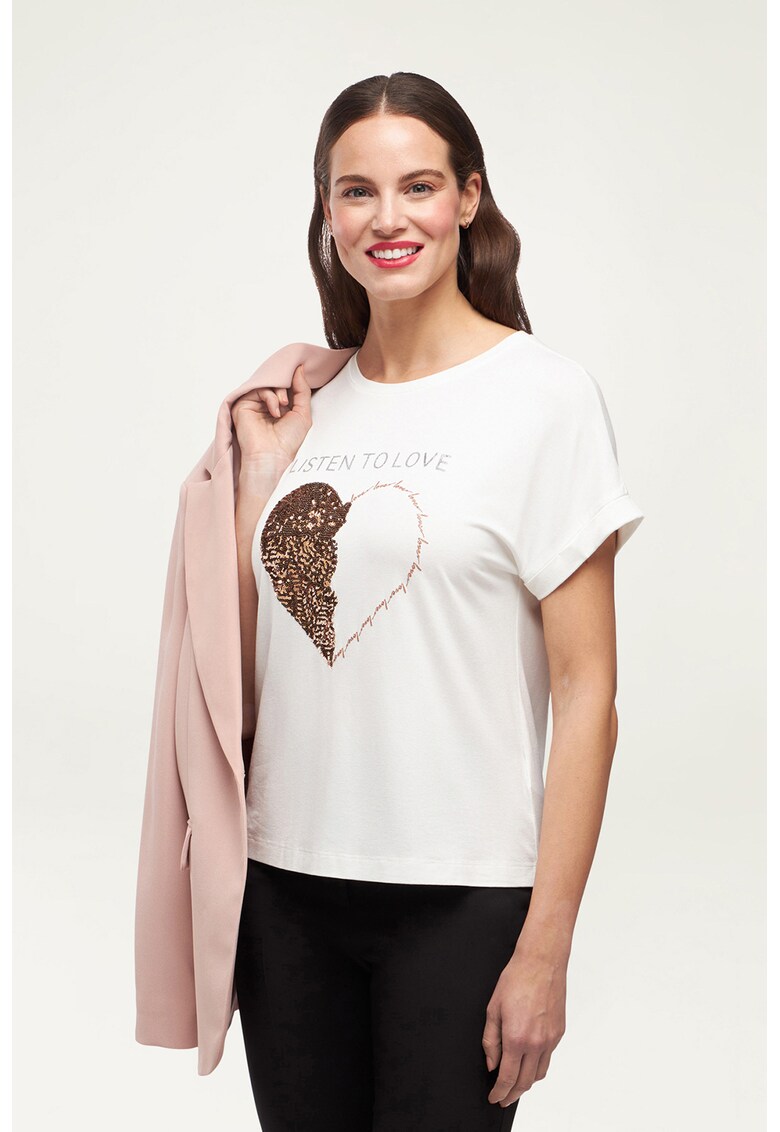 Tricou cu paiete