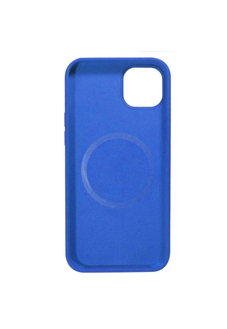 Husa de protectie liquid silicon magcharge pentru iphone 14 - albastru