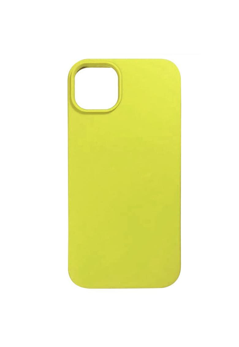 Husa de protectie liquid silicon magcharge pentru iphone 14 - galben