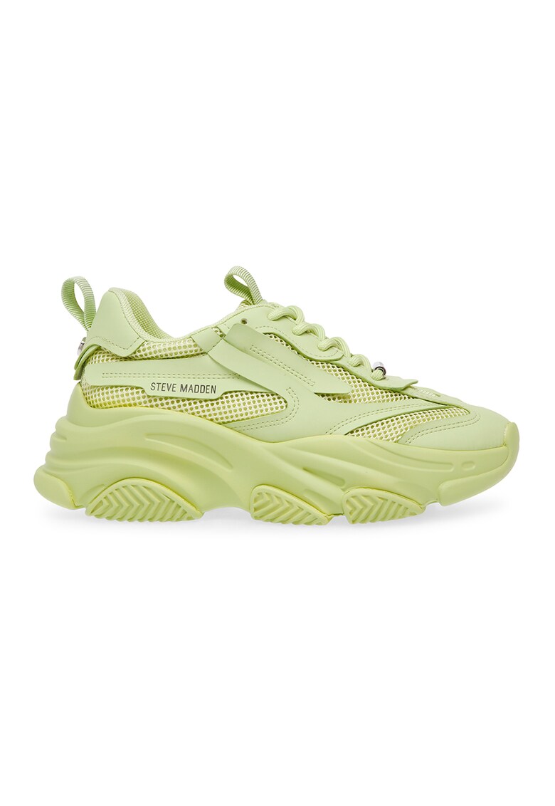 Steve Madden Спортни обувки Possession от еко кожа с мрежести зони за Жени Steve Madden Спортни обувки Possession от еко кожа с мрежести зони за Жени