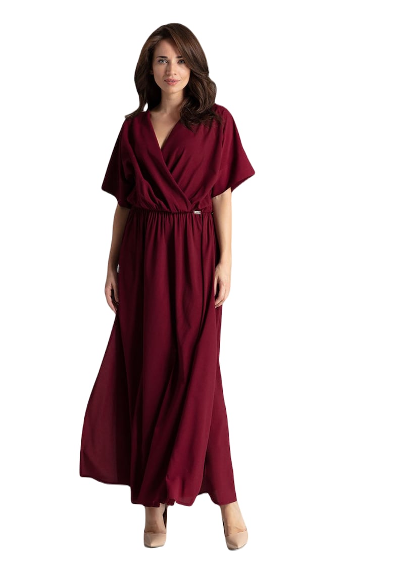 Rochie dama Leniti Dávid Vörös - Rosu stins
