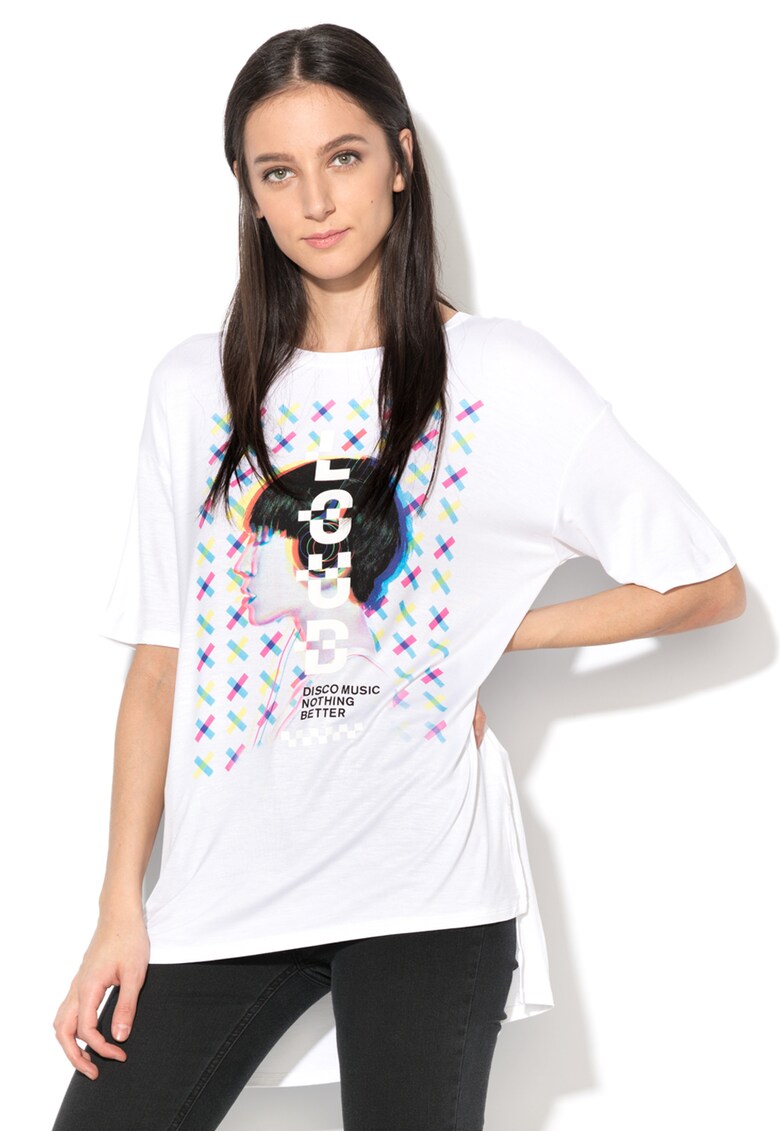 Tricou asimetric lejer