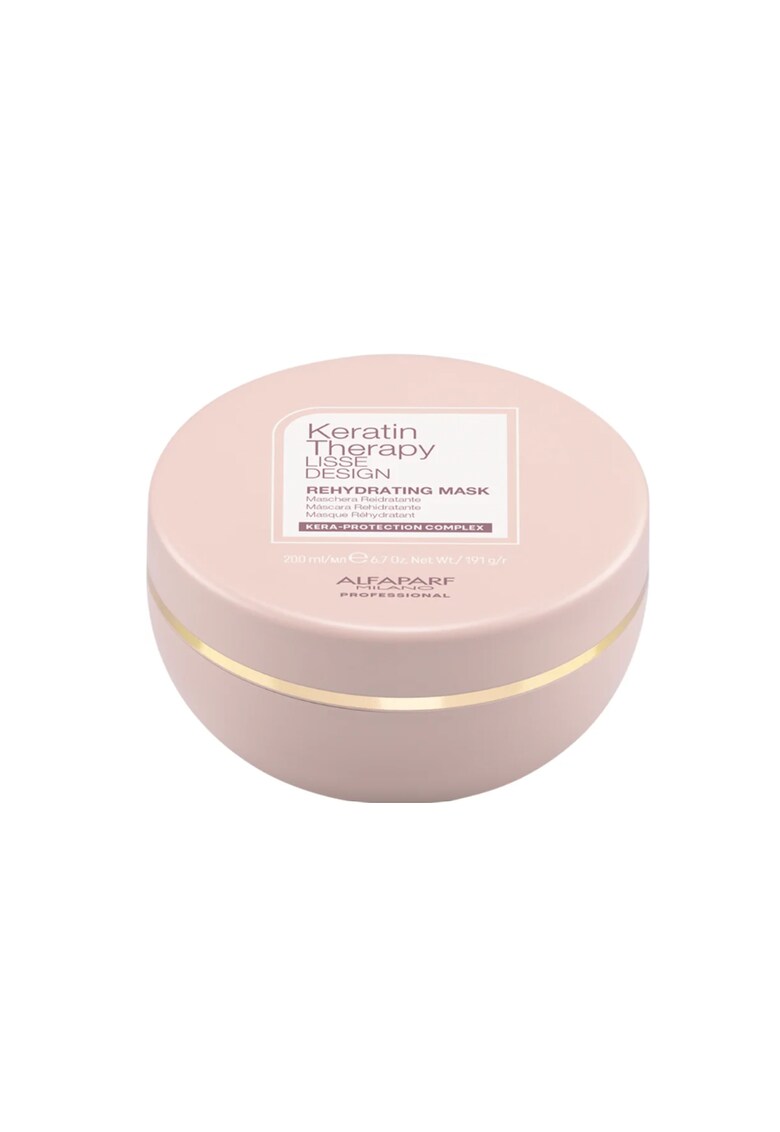 Masca rehidratanta pentru un par stralucitor si catifelat  Milano Keratin Therapy Lisse Design 200ML