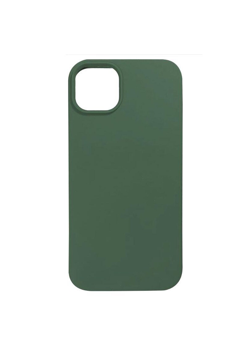 Husa de protectie Liquid Silicon MagCharge pentru iPhone 14 Plus - Verde