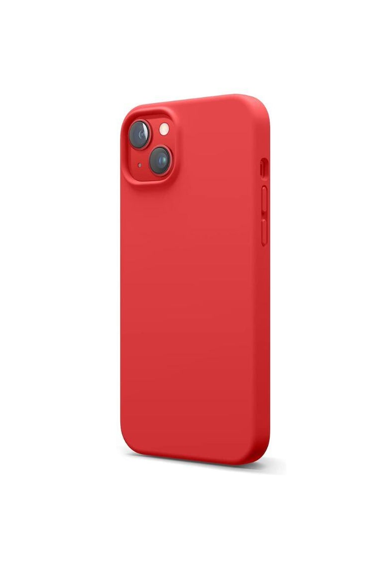 Husa de protectie liquid silicon magcharge pentru iphone 14 plus - rosu