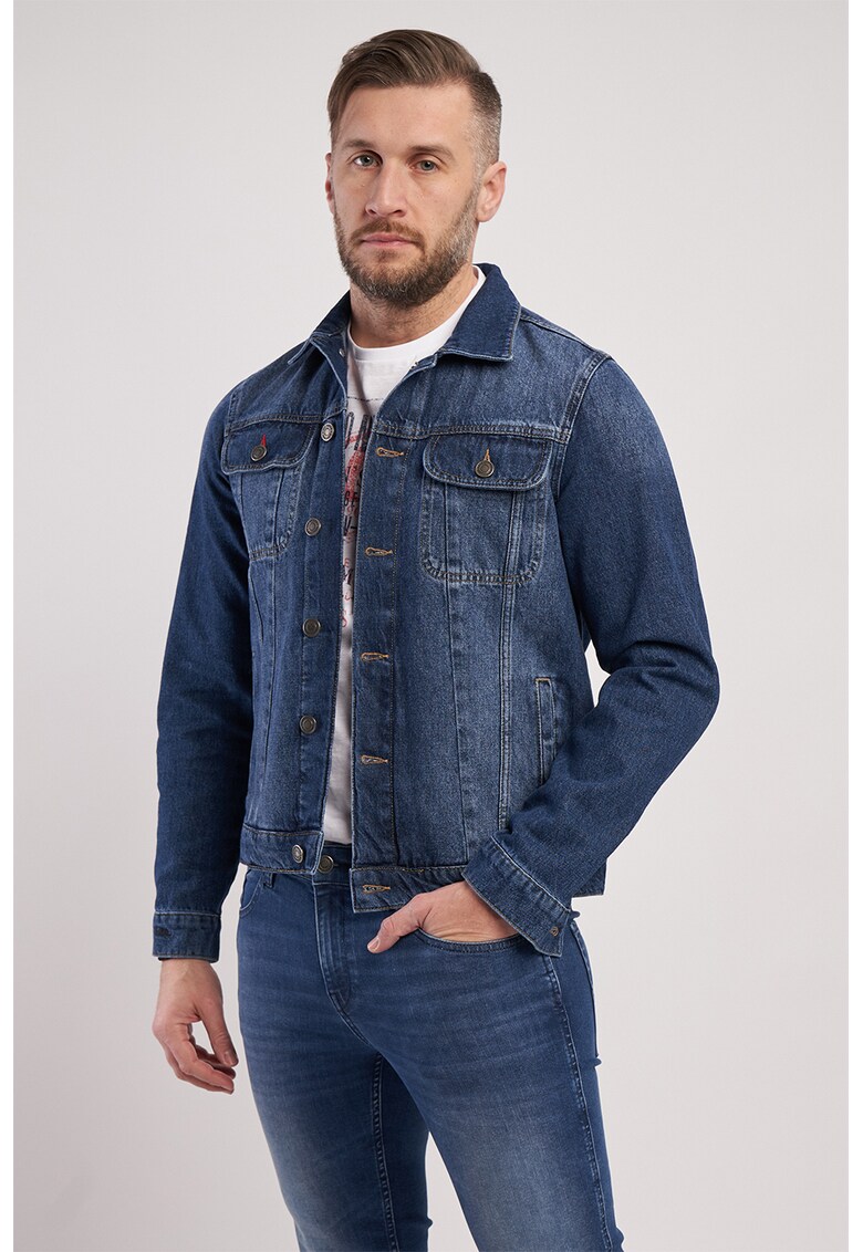 Lee Cooper Яке от деним с джобове за Мъже Lee Cooper Яке от деним с джобове за Мъже