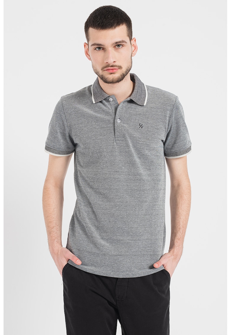 Casual Friday Tricou polo de bumbac pique tristan