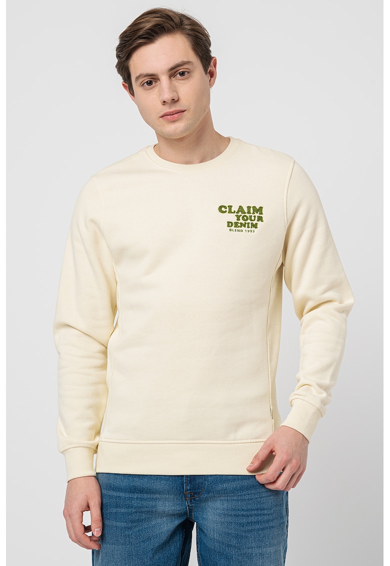 Bluza sport regular fit cu aplicatie text Bluza sport regular fit cu aplicatie text