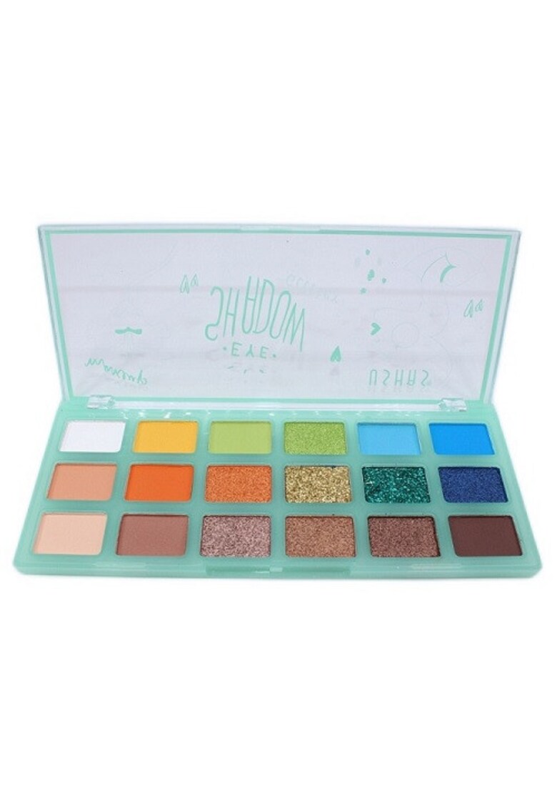 Paleta farduri de ochi - Eyeshadow Glitter - 18 culori